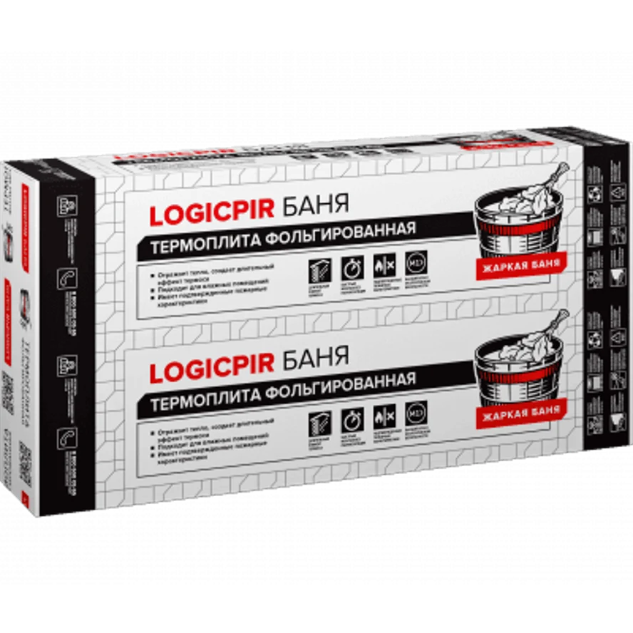 LOGICPIR Баня Ф/Ф L-1190х590 Термоплита LOGICPIR®