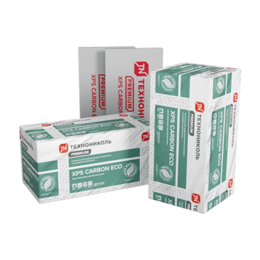 XPS CARBON ECO 1180х580х100-L (4 плит, 2,74 кв.м) XPS
